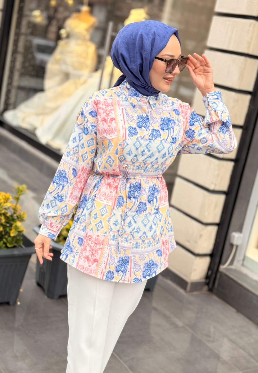 İndigo Etro Gömlek