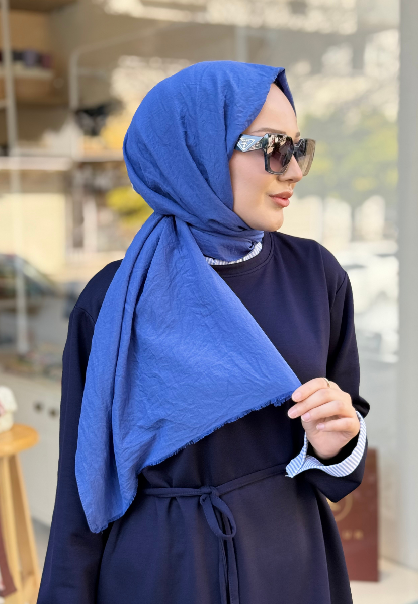 İndigo Soft Bambu Şal 