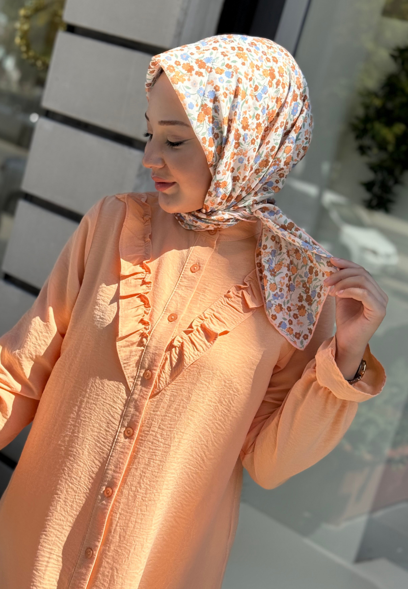 Kavun Pıtırcık Soft Eşarp