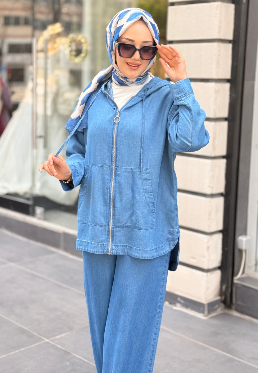 Kot Mavi Tensel Takım