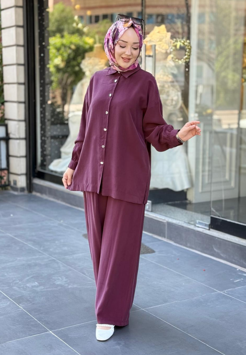 Koyu Mürdüm Nora Takım