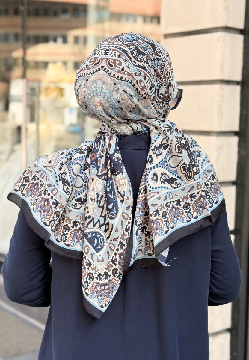 Lacivert Cupra Prive Şal