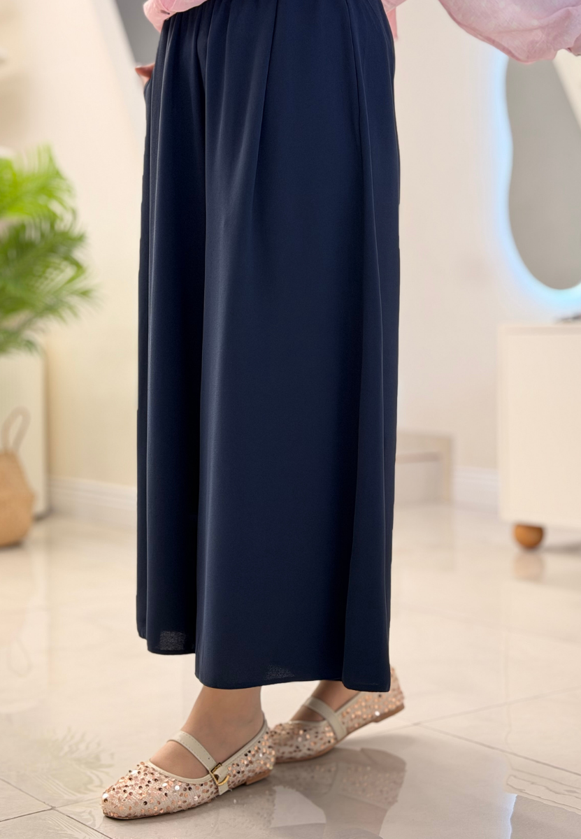 Lacivert Etek Pantolon