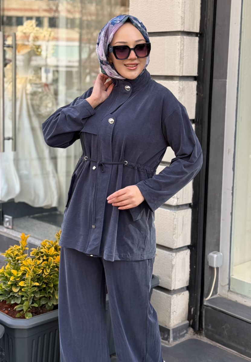 Lacivert Fiori Takım