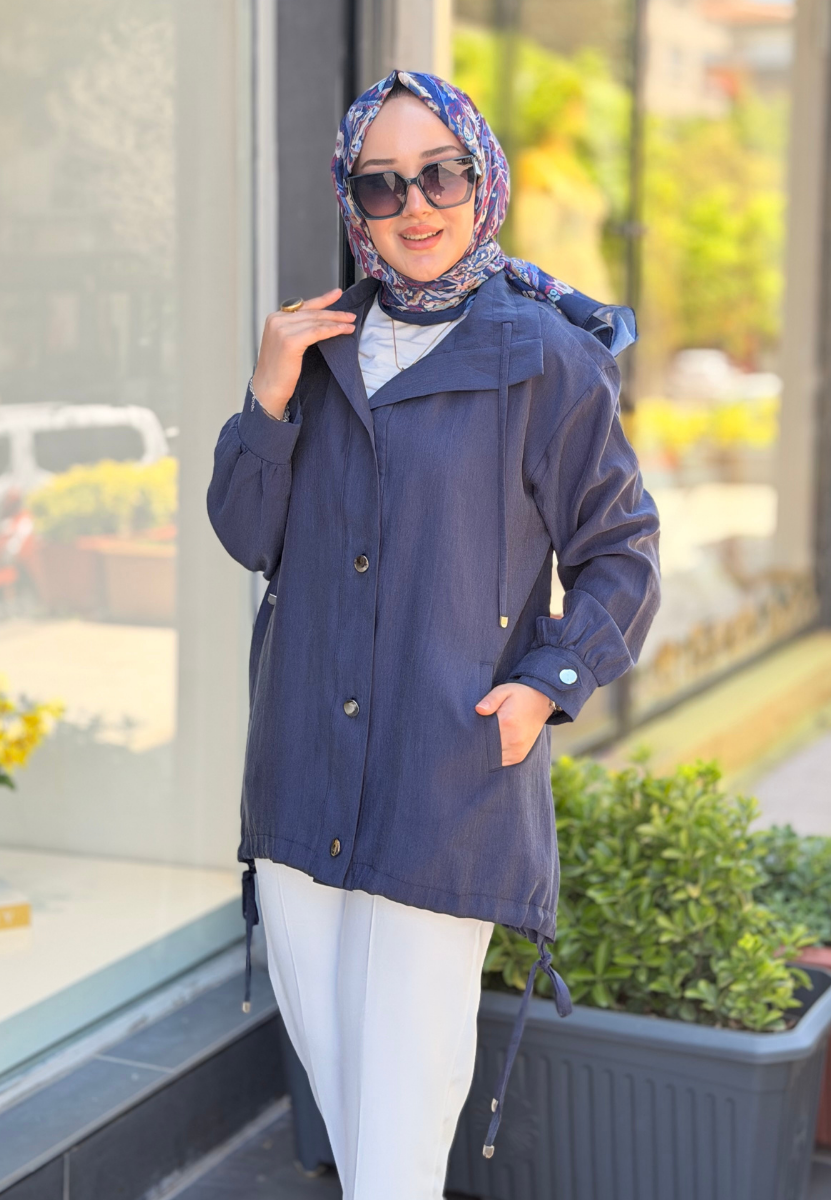 Lacivert Işıl Giyçık 