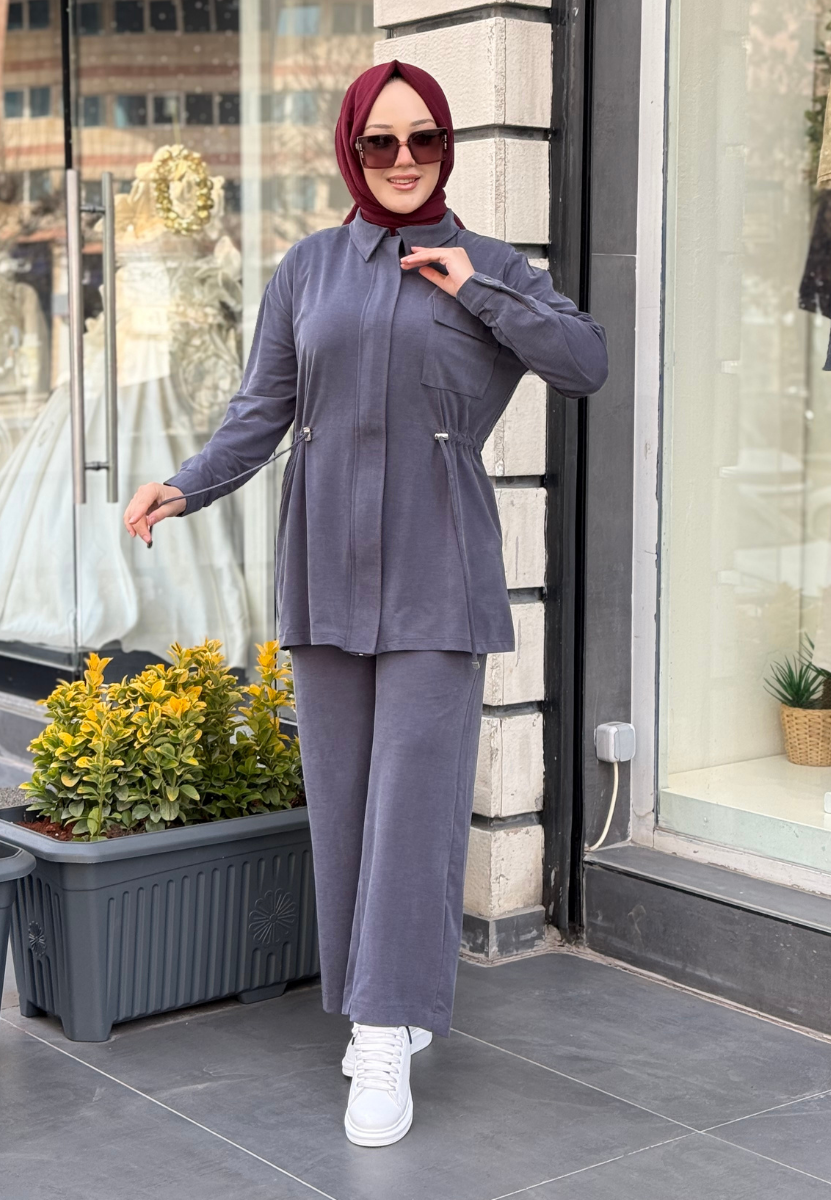 Lacivert Işıl Takım