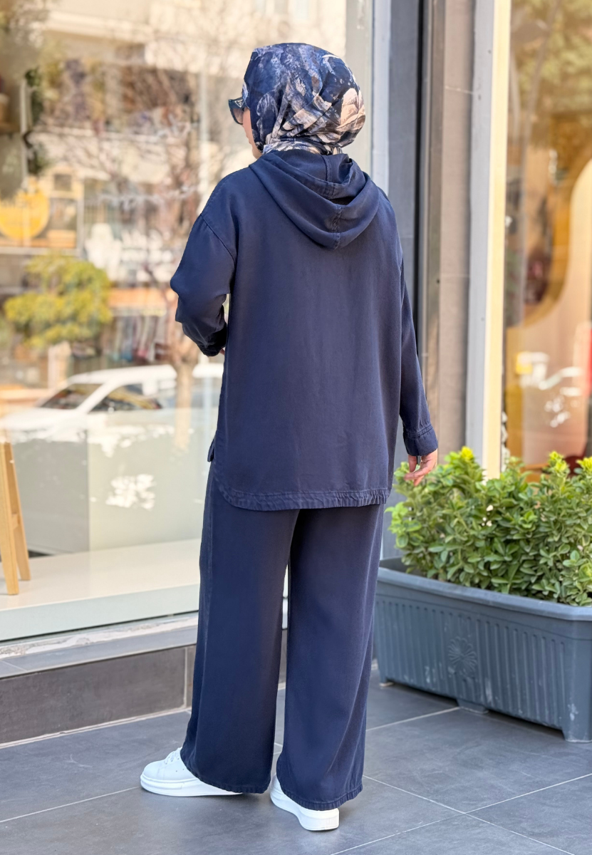Lacivert Kanguru Tensel Takım