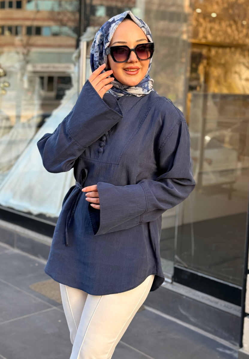 Lacivert Mira Tunik
