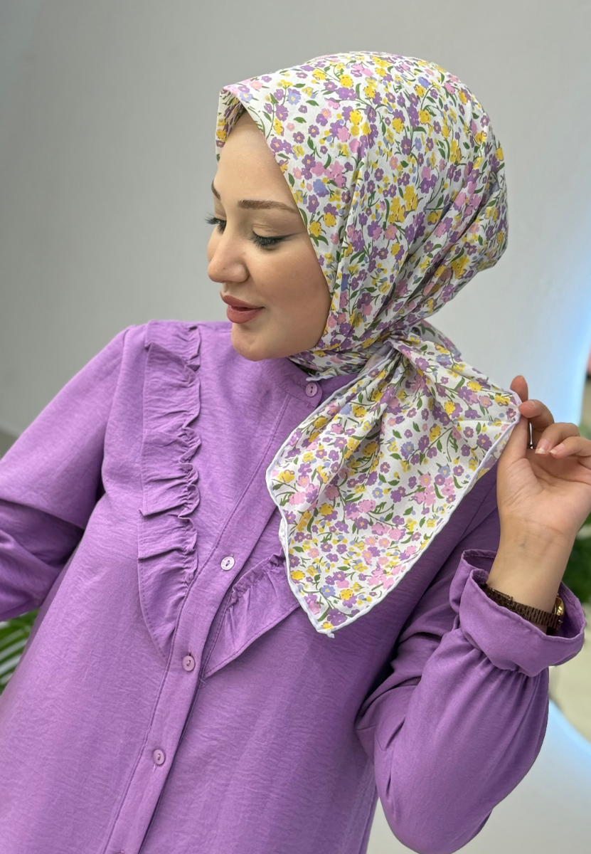 Lavanta Pıtırcık Soft Eşarp