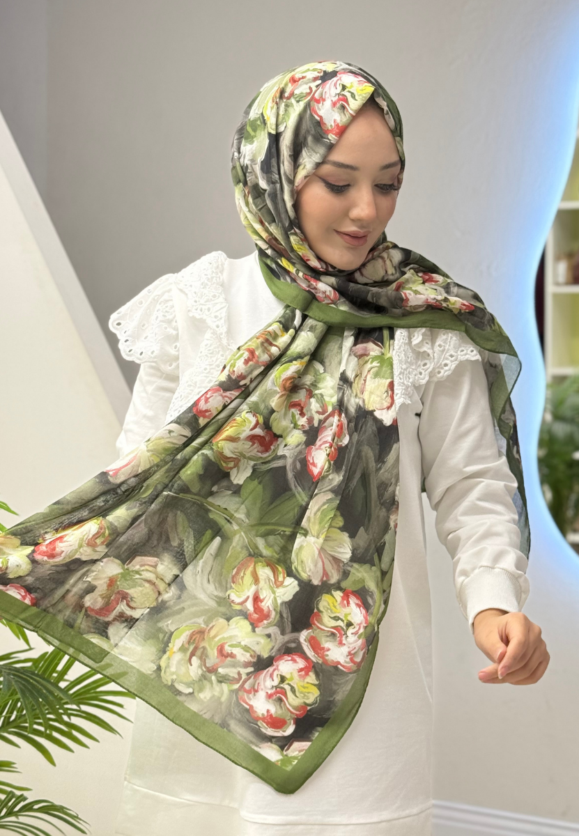 Lavinia Siyah Rami Şal