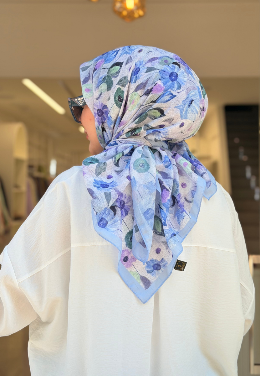 Lila Floren Soft Eşarp