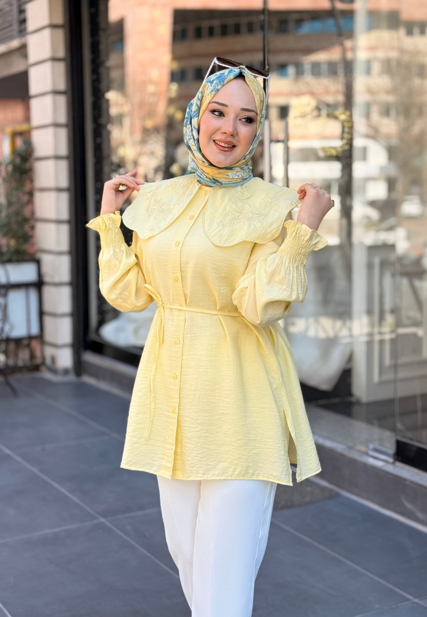 Manolya Sarı Gömlek
