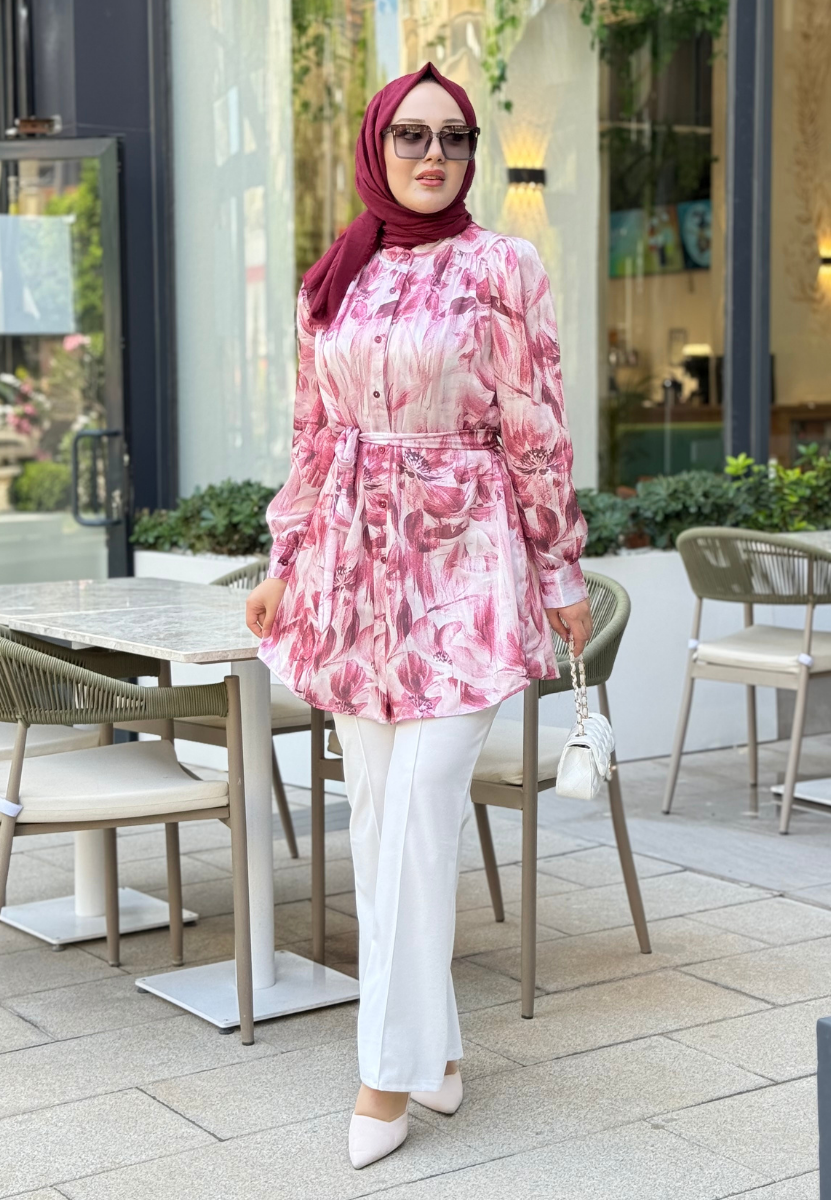 Bordo Kumsal Gömlek