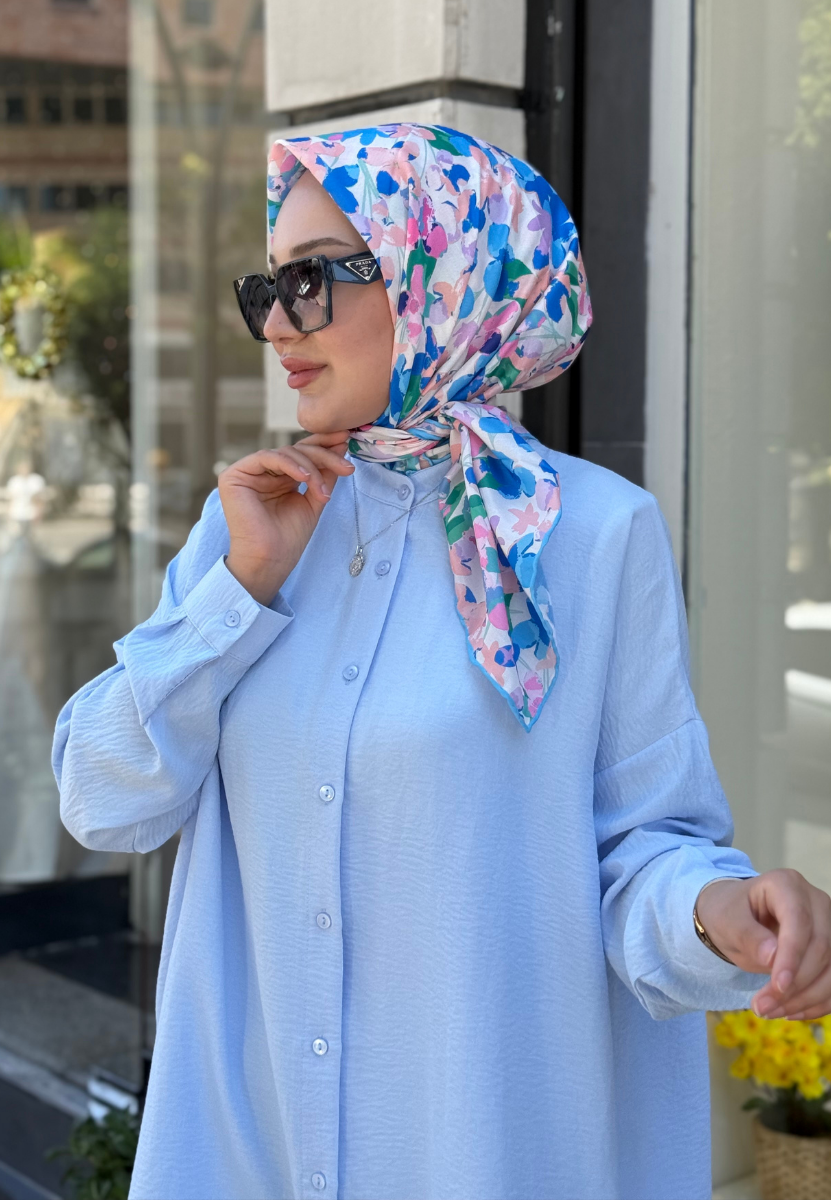 Mavi Lilac Soft Eşarp