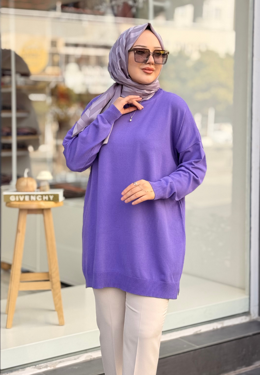 Mor Venedik Triko Tunik