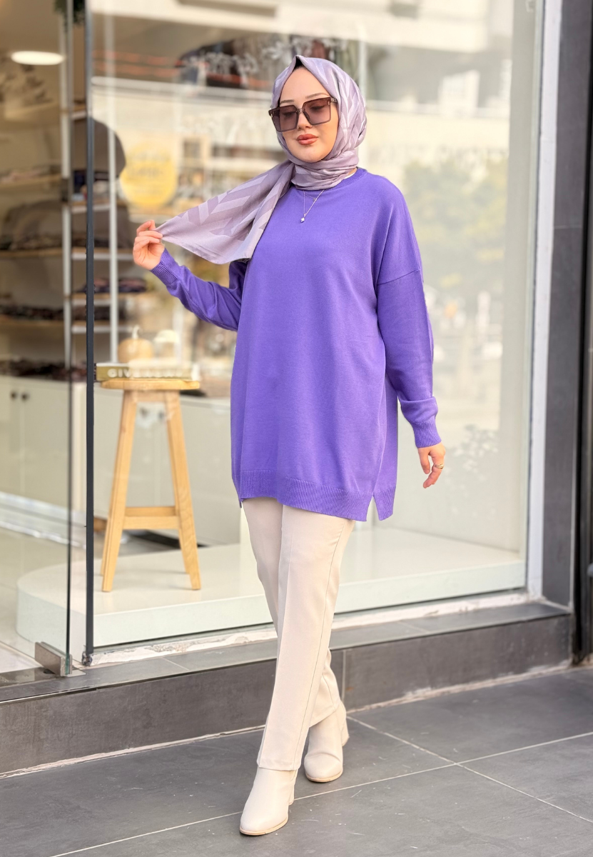 Mor Venedik Triko Tunik
