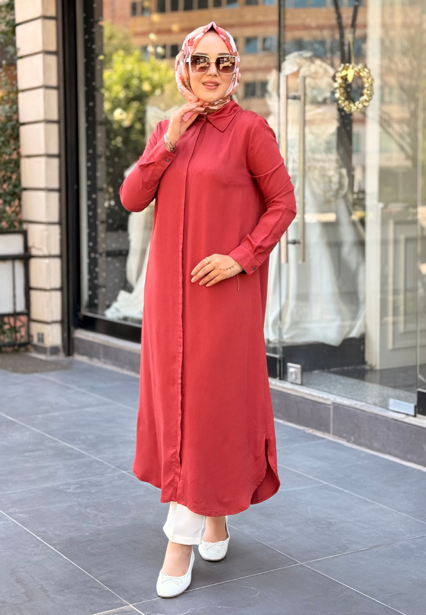 Nar Çiçeği Felli Tunik