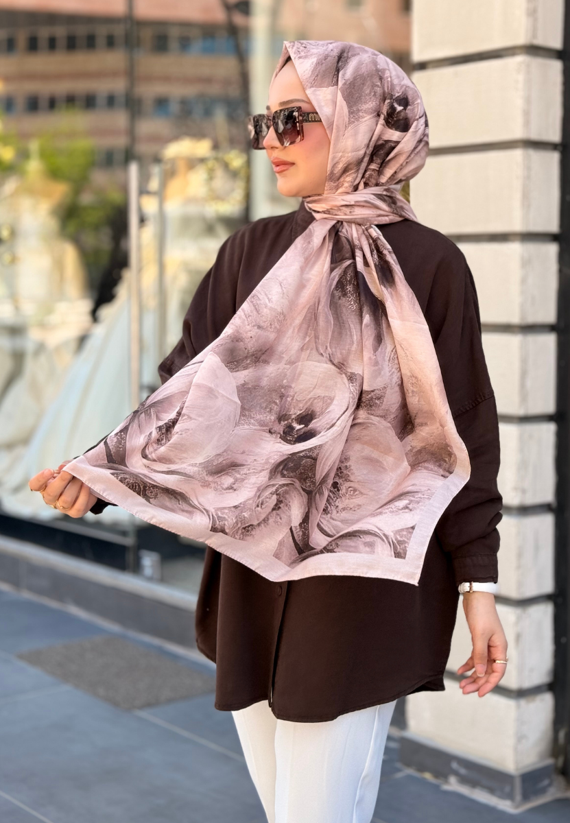 Nude Tulipa Pamuk Şal