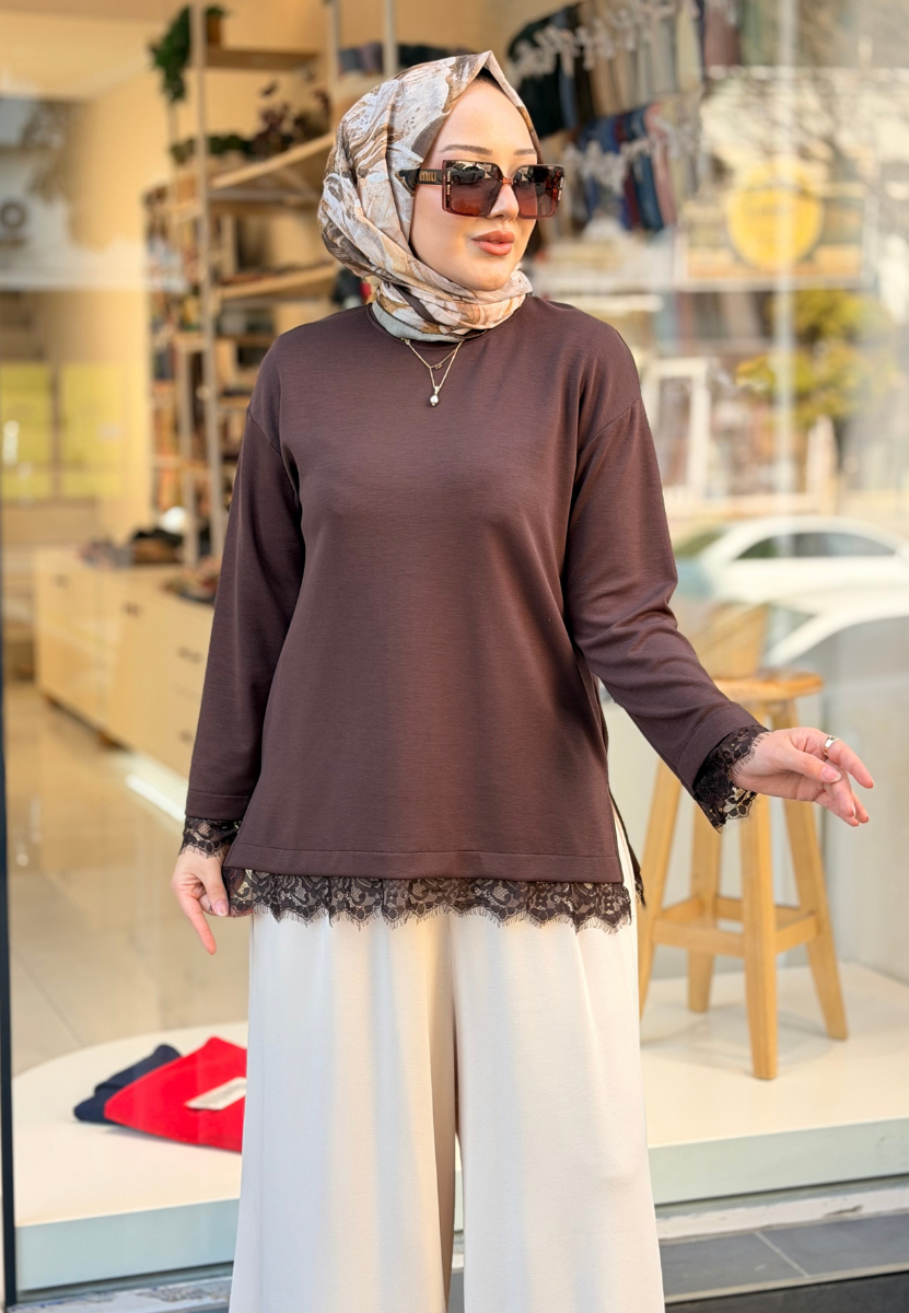 Pelin Kahverengi Sweat