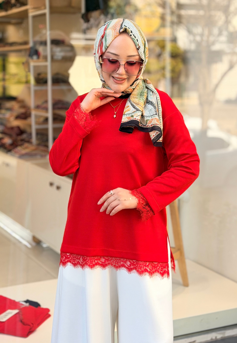 Pelin Kırmızı Sweat