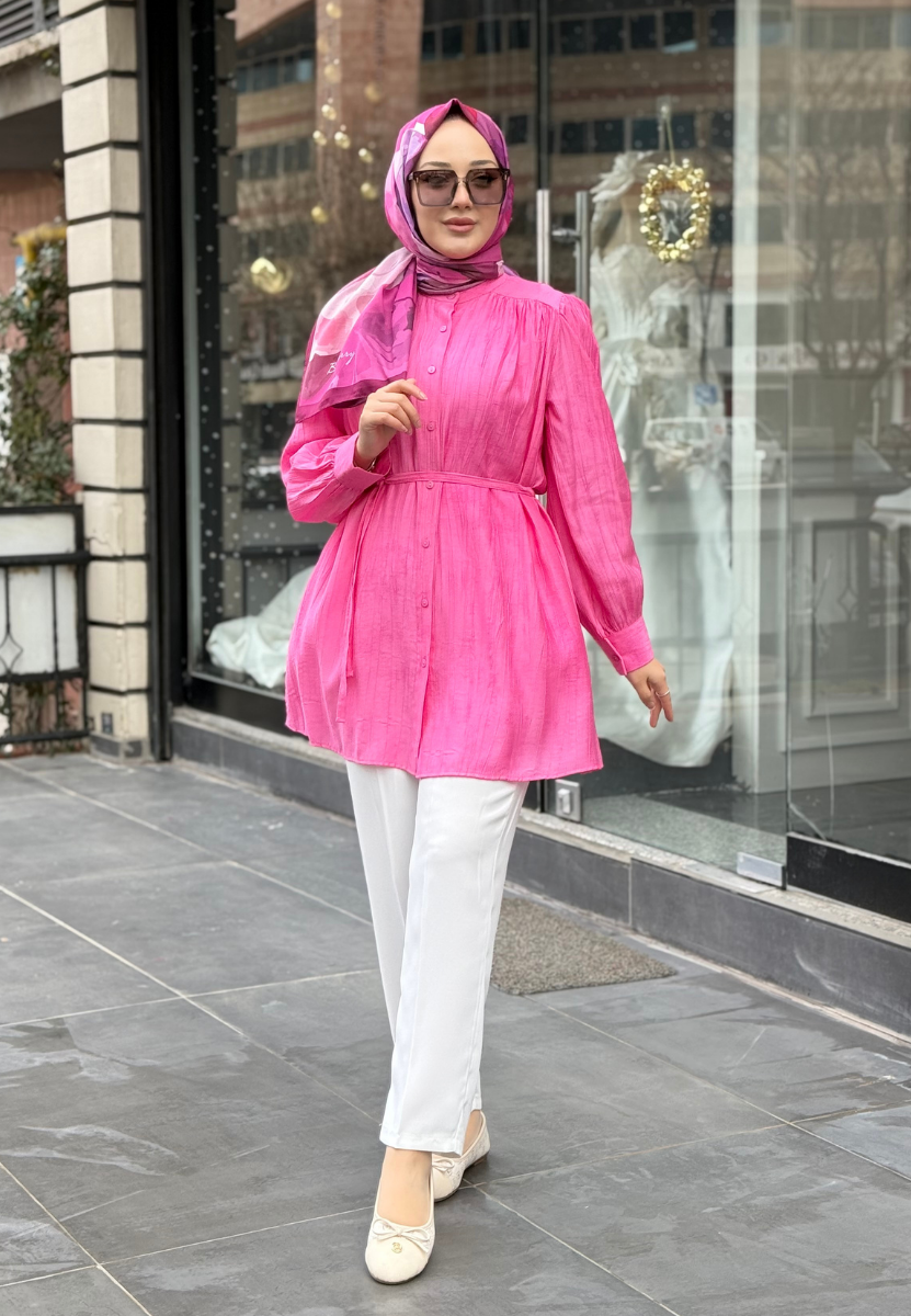 Pembe Milenyum Gömlek