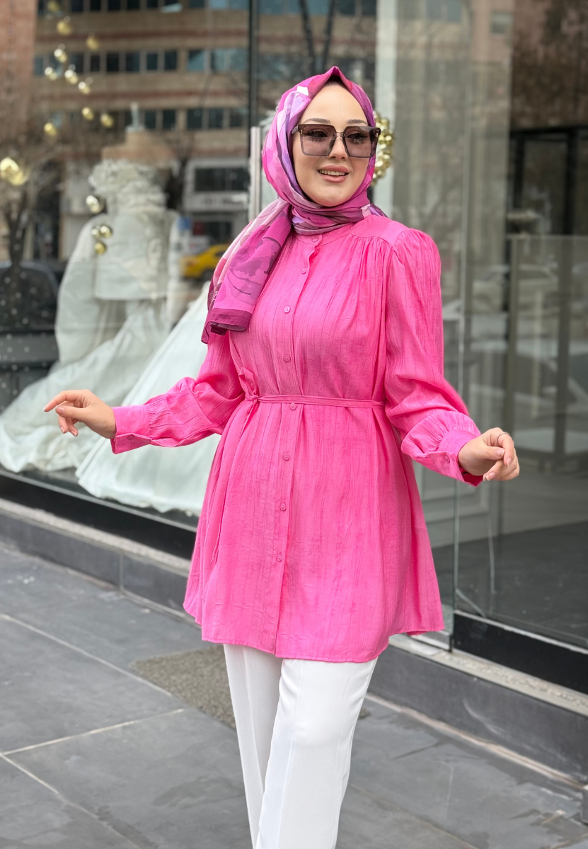 Pembe Milenyum Gömlek