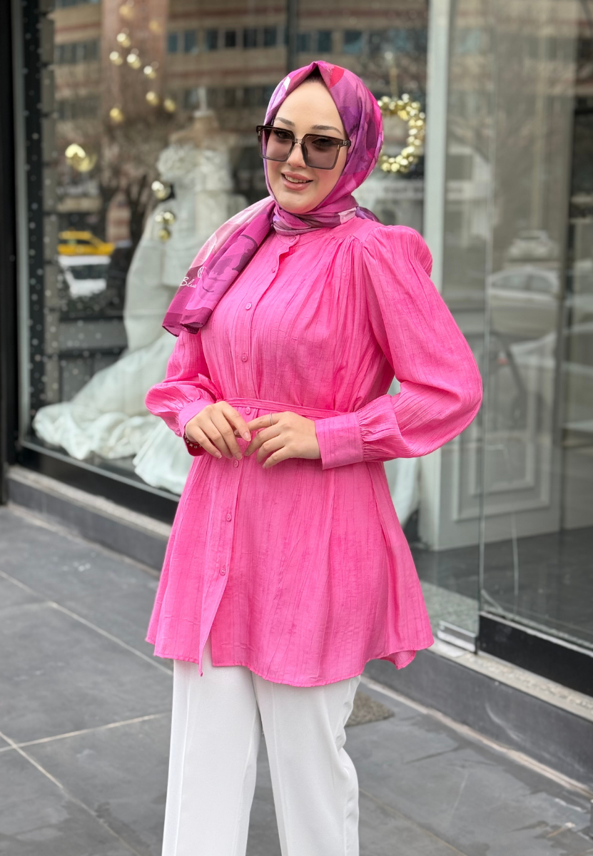 Pembe Milenyum Gömlek