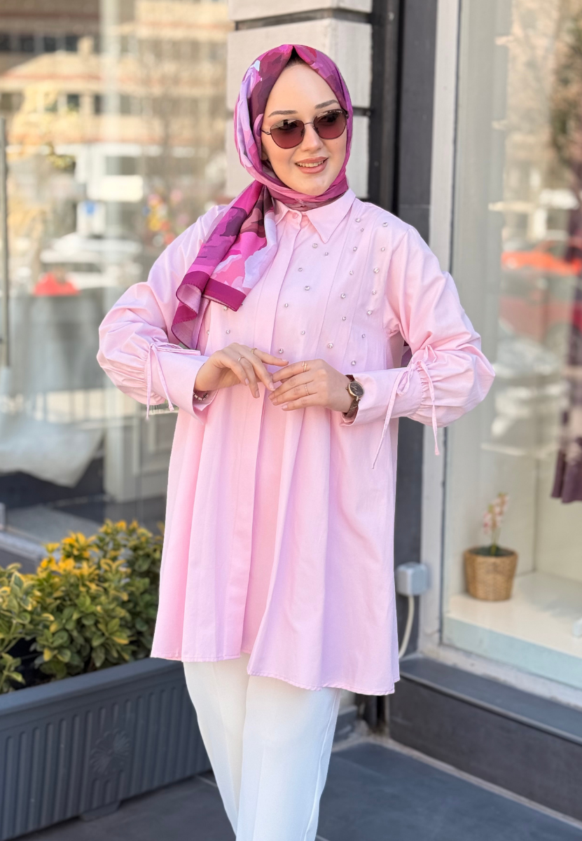 Pembe Perry Gömlek
