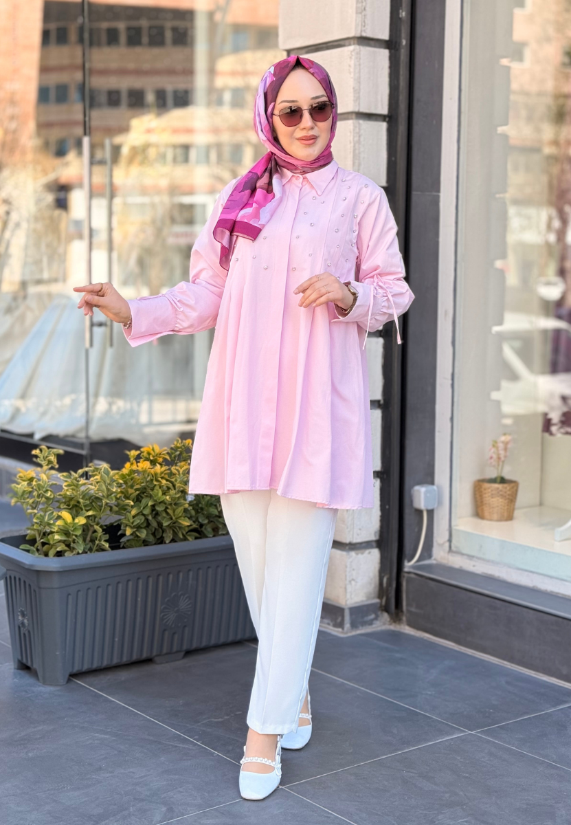 Pembe Perry Gömlek