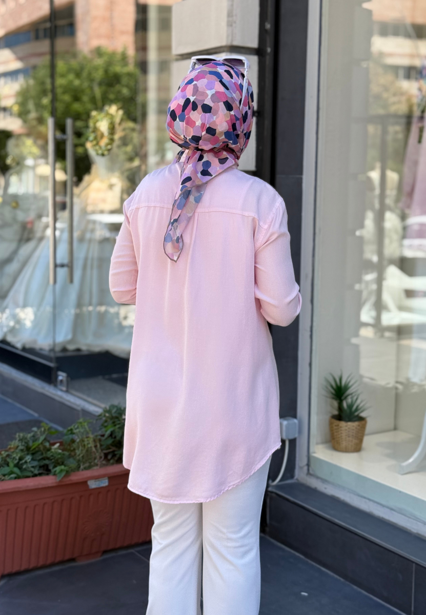 Pembe Yıldız Tensel Gömlek