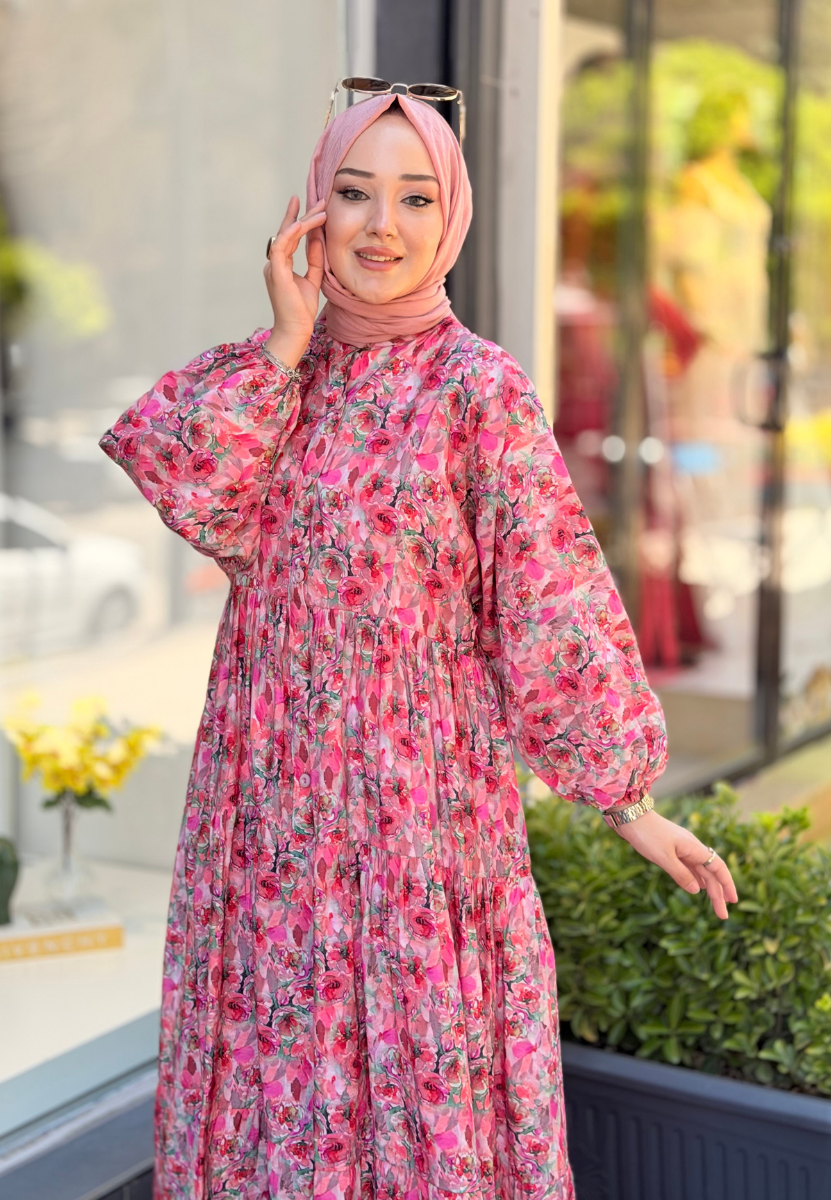 Rose Buket Elbise