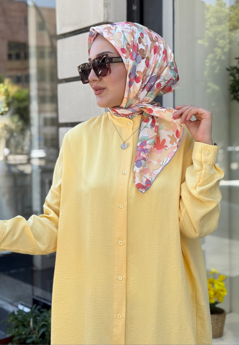 Sarı Lilac Soft Eşarp