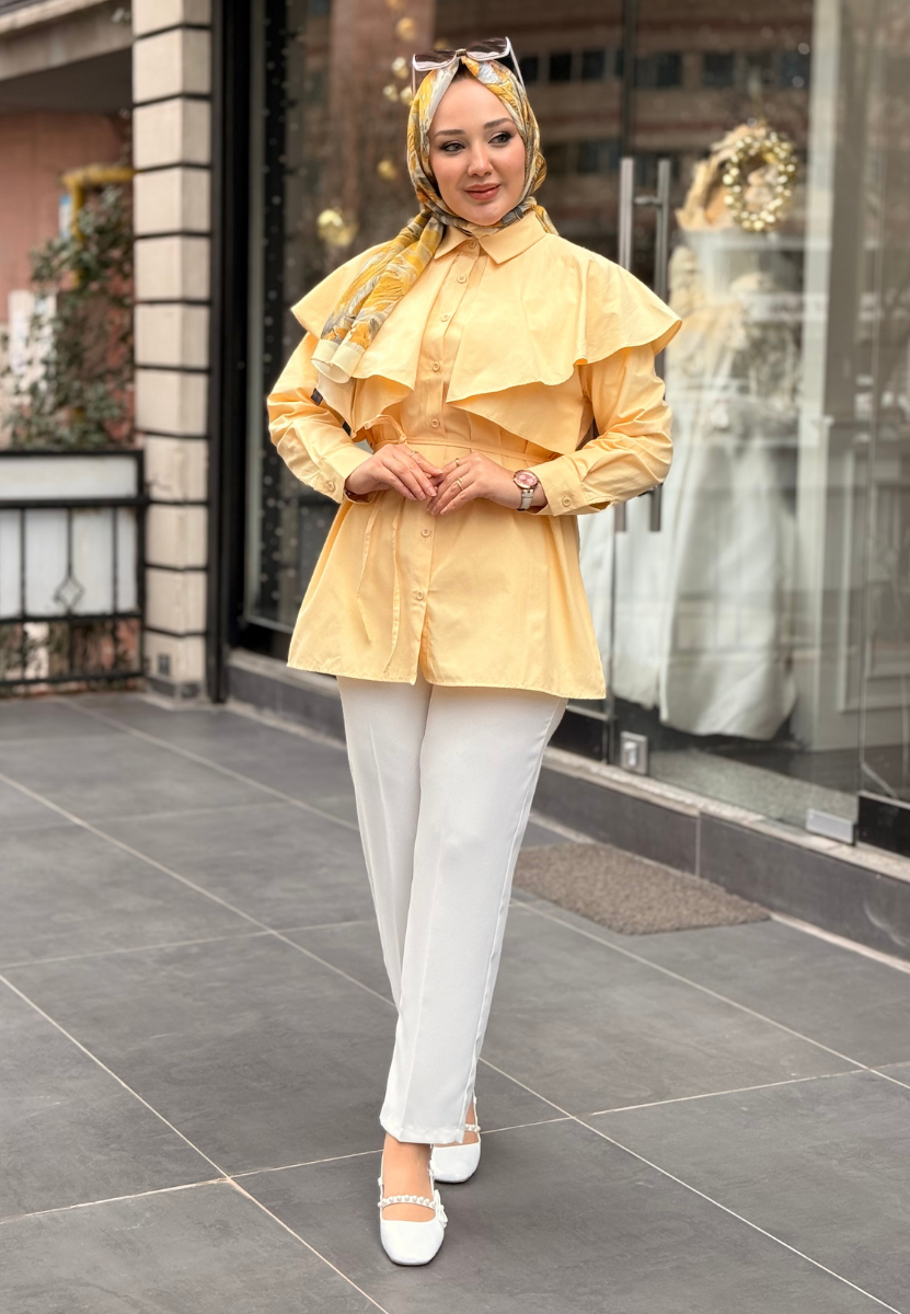 Sarı Meltem Gömlek