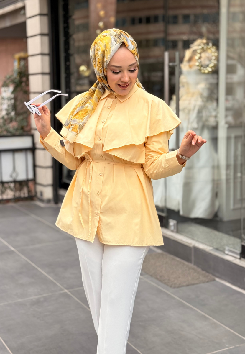 Sarı Meltem Gömlek