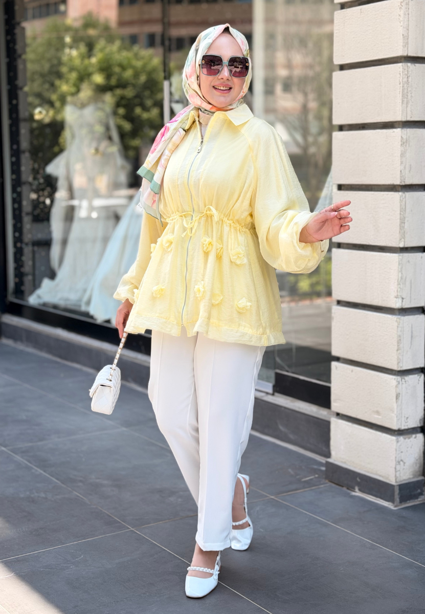 Sarı Princess Ceket
