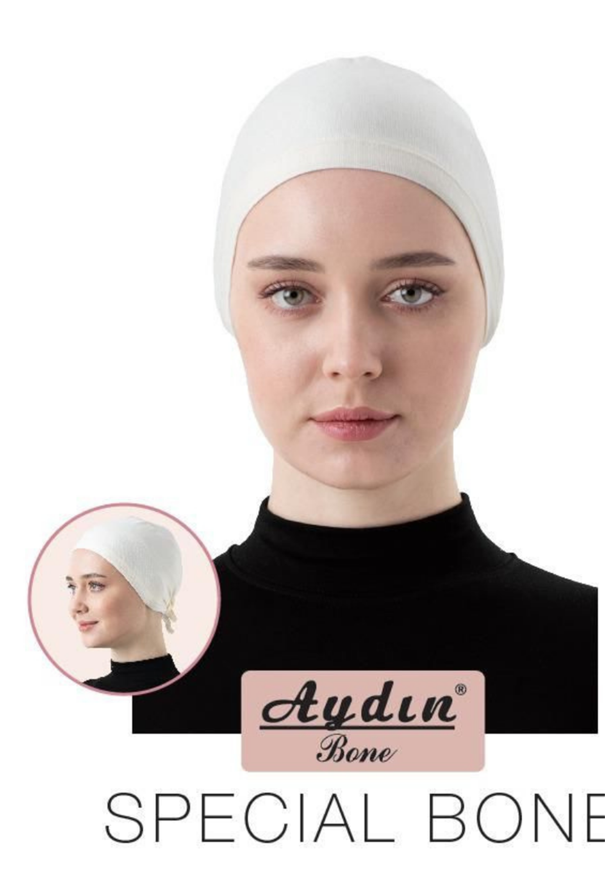 Siyah Dikişli Düz Bone 