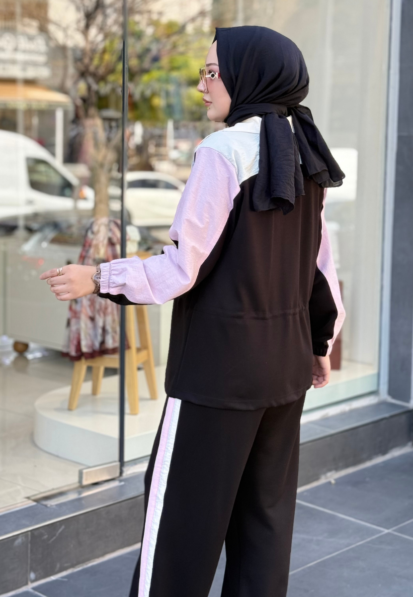 Siyah-Pembe Dufon Takım