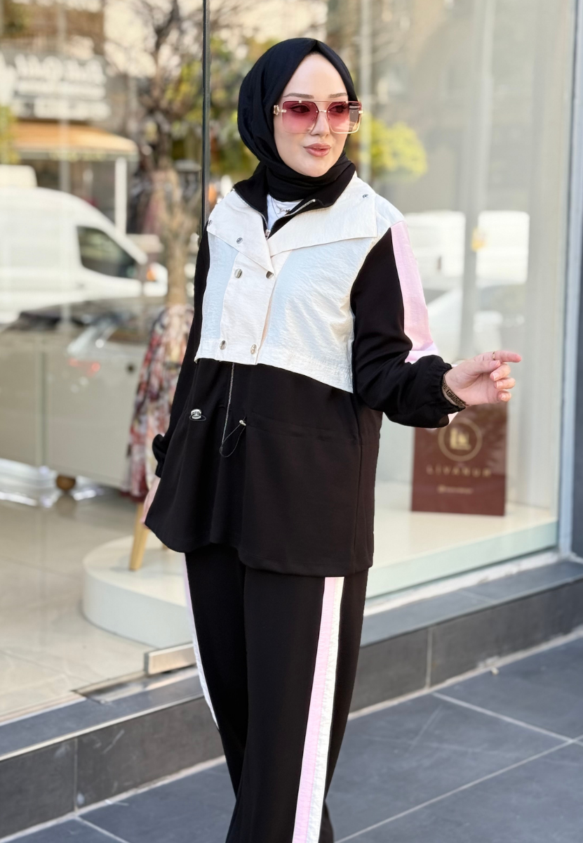 Siyah-Pembe Dufon Takım
