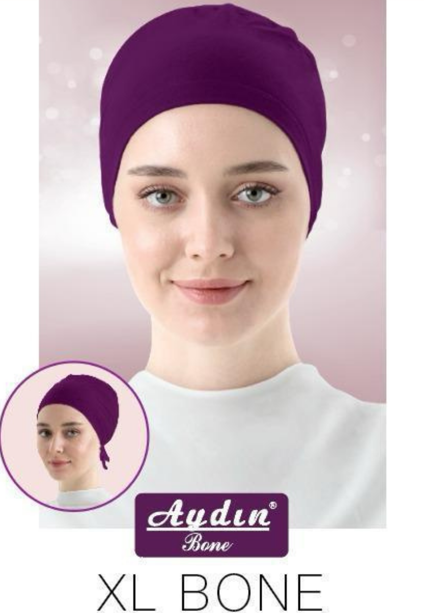 Siyah XL Dikişli Düz Bone 