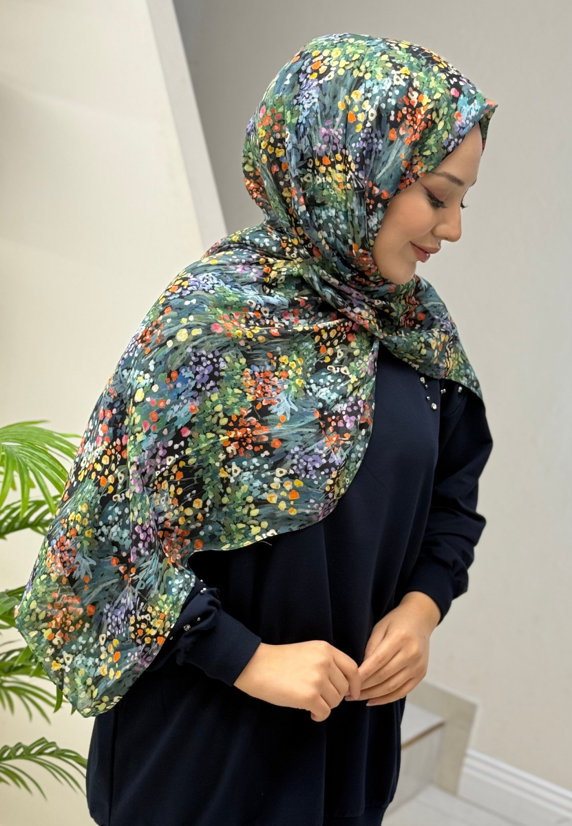 Tiny Siyah Rami Şal