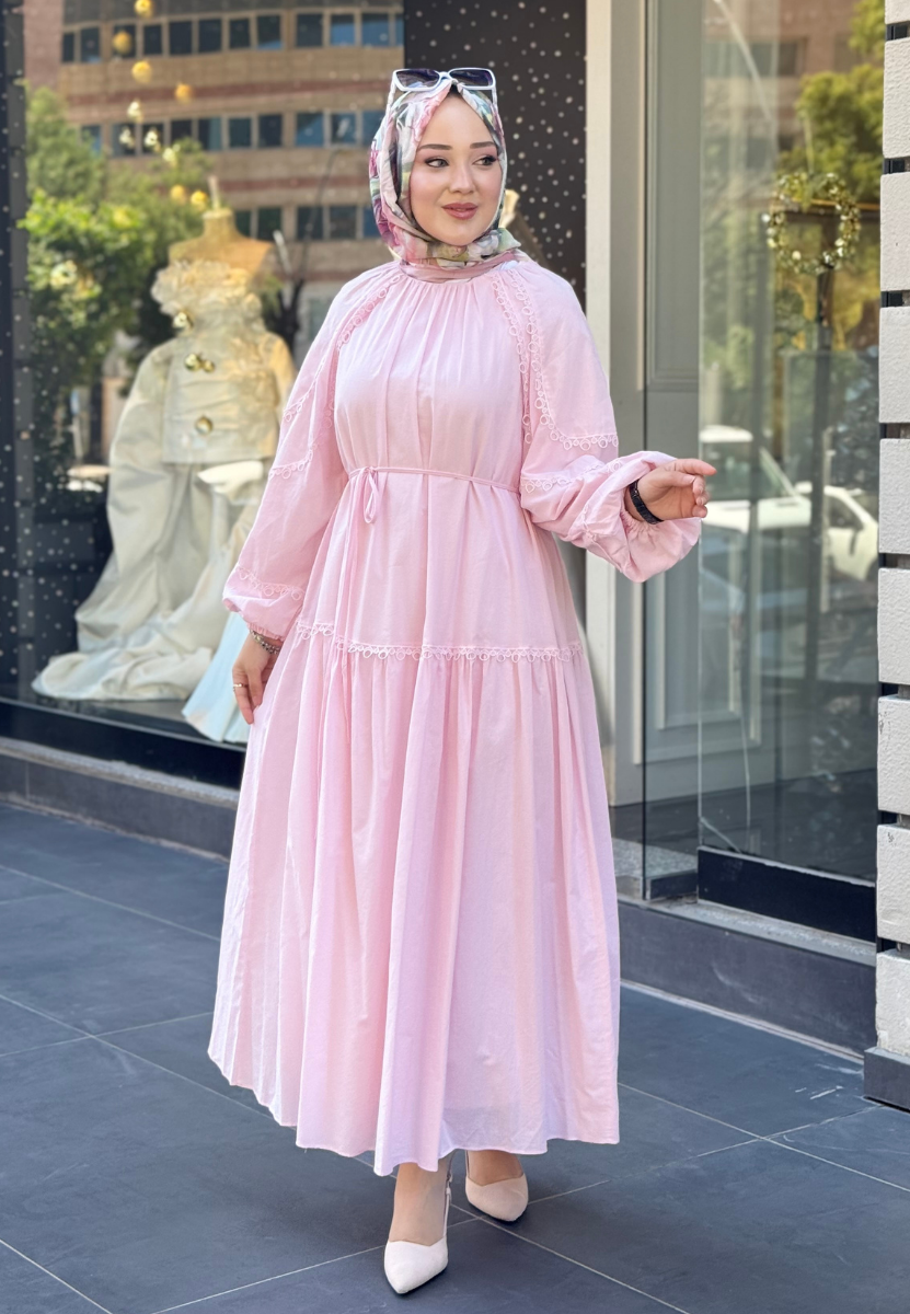 Uçuk Pembe Fresh Elbise