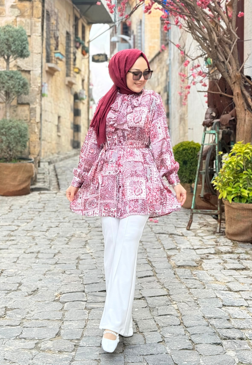 Velore Bordo Gömlek