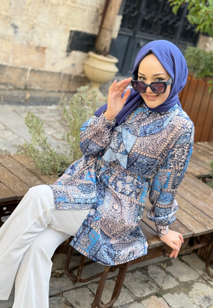 Velore Lacivert Gömlek