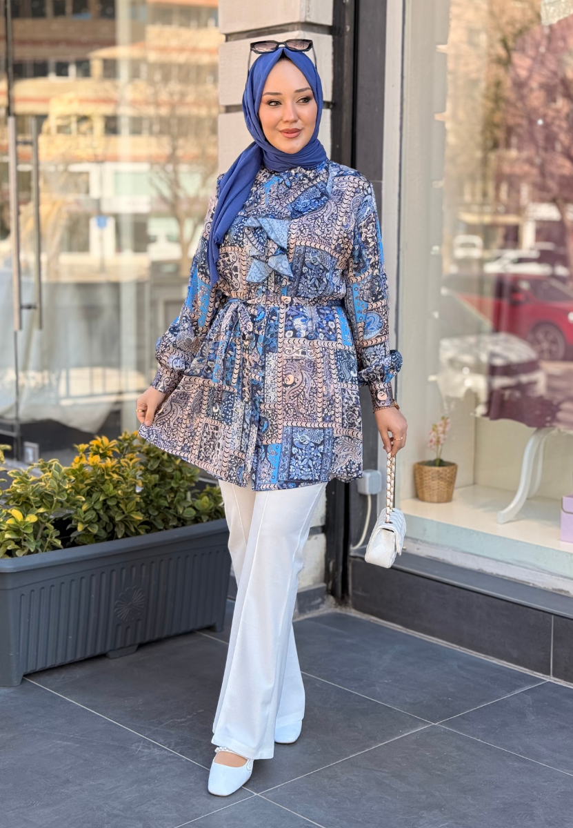 Velore Lacivert Gömlek