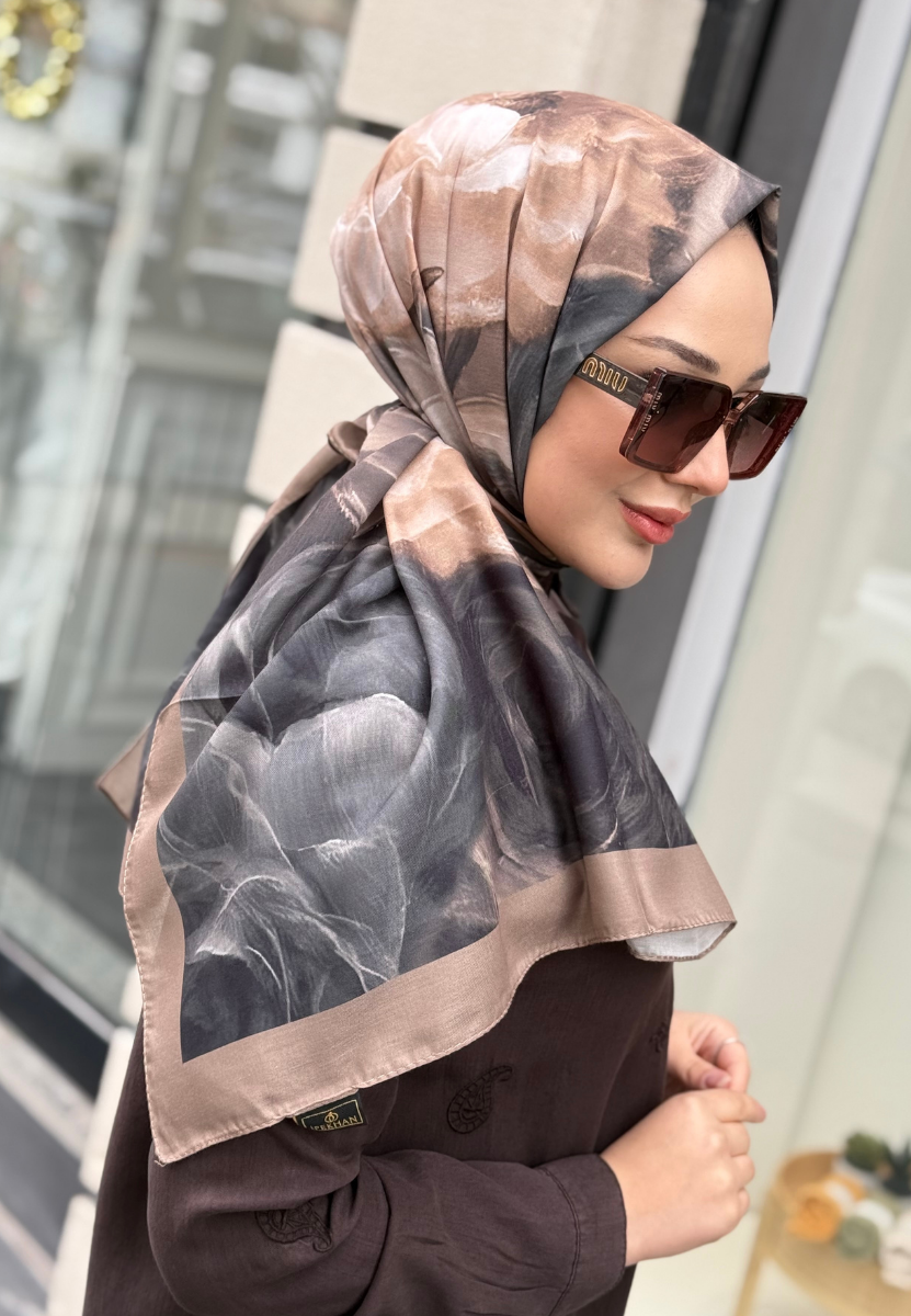 Vizon Rose Pamuk Şal