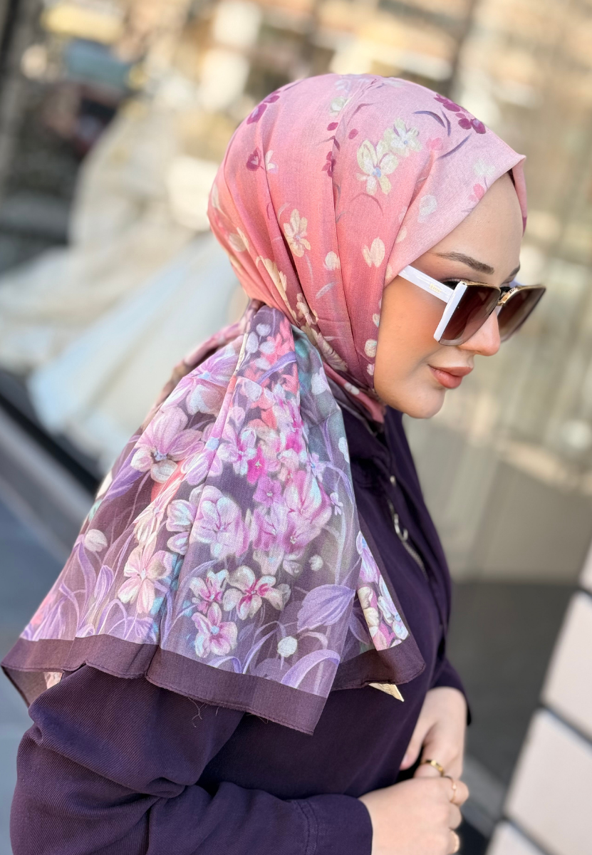 Wısterıa Mor Rami Şal