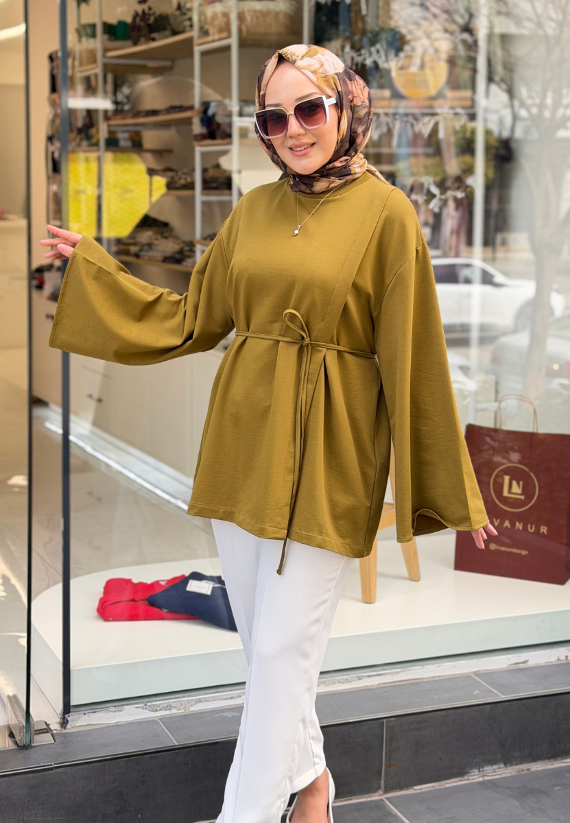 Yağ Yeşili Beren Sweat