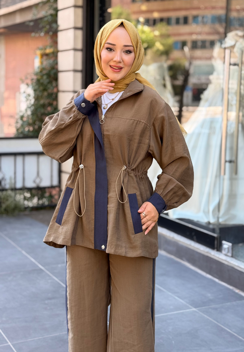 Yağ Yeşili Step Takım