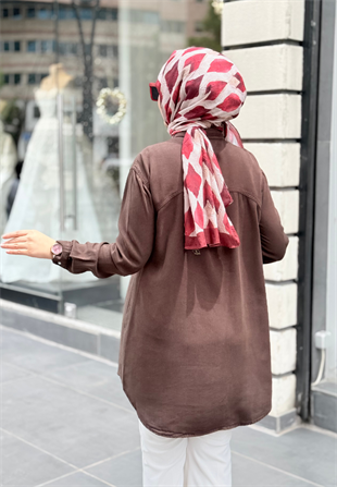 Acı Kahve Clean Tensel Gömlek