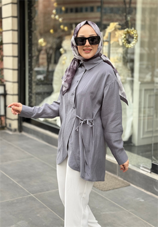 Antrasit Cross Tunik
